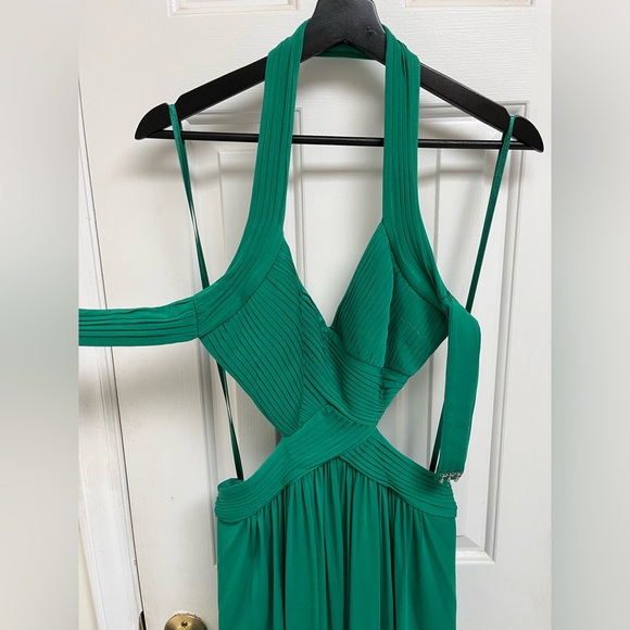 BCBGMaxAzria Green Backless Dress - Picture 2 of 4